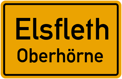 Straßenverzeichnis Elsfleth Oberhörne