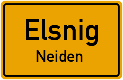 Straßenverzeichnis Elsnig Neiden