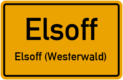 Straßenverzeichnis Elsoff Elsoff (Westerwald)