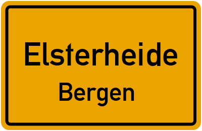 Straßenverzeichnis Elsterheide Bergen