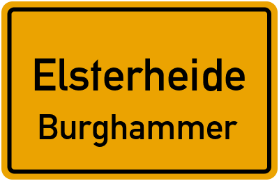 Straßenverzeichnis Elsterheide Burghammer