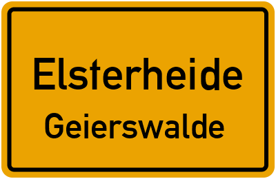 Straßenverzeichnis Elsterheide Geierswalde