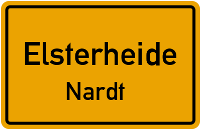 Straßenverzeichnis Elsterheide Nardt