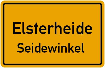 Straßenverzeichnis Elsterheide Seidewinkel
