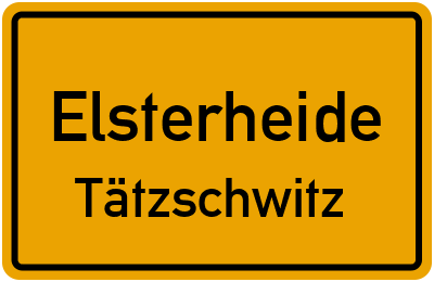 Straßenverzeichnis Elsterheide Tätzschwitz
