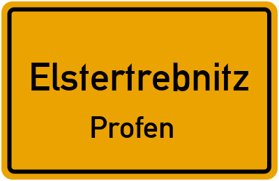 Straßenverzeichnis Elstertrebnitz Profen