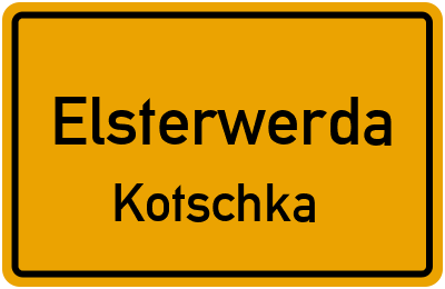 Straßenverzeichnis Elsterwerda Kotschka