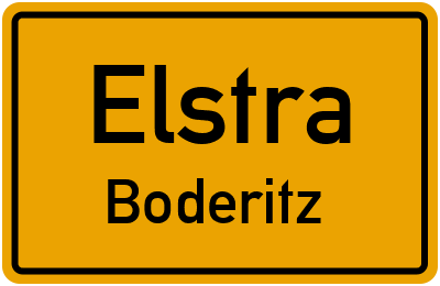 Straßenverzeichnis Elstra Boderitz