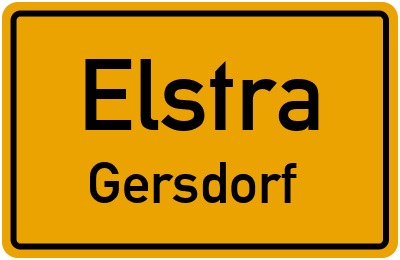 Straßenverzeichnis Elstra Gersdorf
