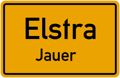 Straßenverzeichnis Elstra Jauer