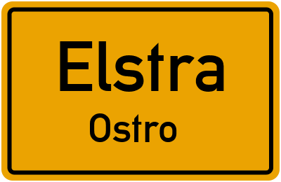 Straßenverzeichnis Elstra Ostro