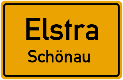 Straßenverzeichnis Elstra Schönau