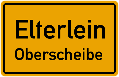 Straßenverzeichnis Elterlein Oberscheibe