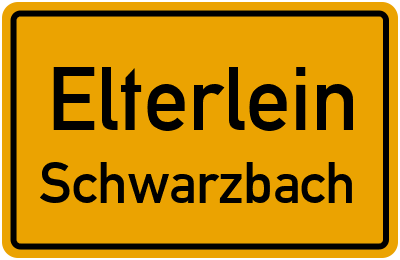 Straßenverzeichnis Elterlein Schwarzbach