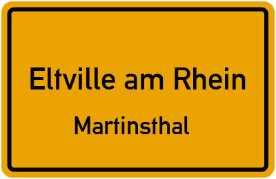 Straßenverzeichnis Eltville am Rhein Martinsthal
