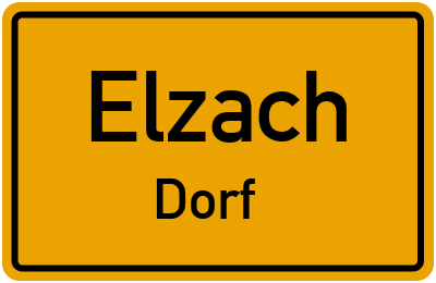 Straßenverzeichnis Elzach Dorf