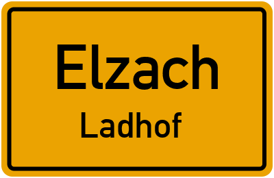 Straßenverzeichnis Elzach Ladhof