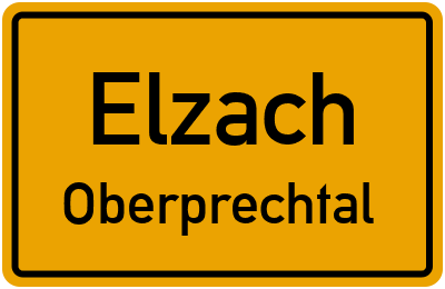 Straßenverzeichnis Elzach Oberprechtal