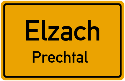 Straßenverzeichnis Elzach Prechtal