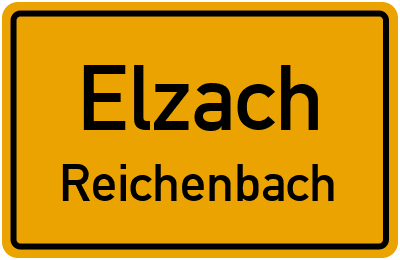 Straßenverzeichnis Elzach Reichenbach