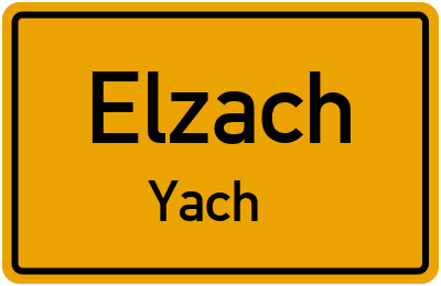 Straßenverzeichnis Elzach Yach