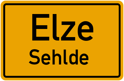 Straßenverzeichnis Elze Sehlde