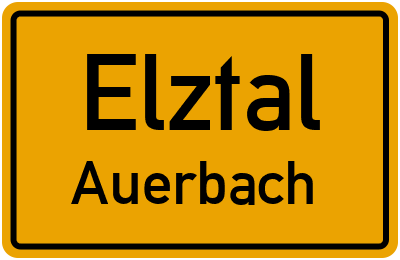 Straßenverzeichnis Elztal Auerbach