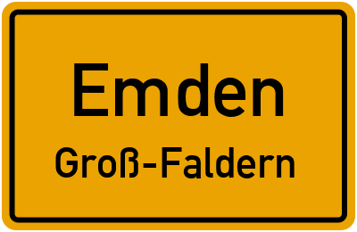 Straßenverzeichnis Emden Groß-Faldern