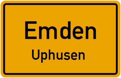 Straßenverzeichnis Emden Uphusen