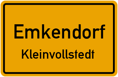 Straßenverzeichnis Emkendorf Kleinvollstedt