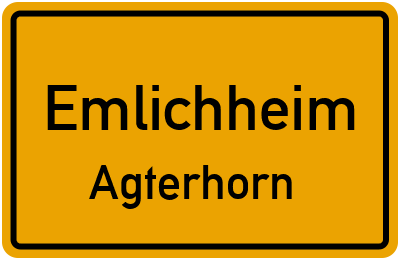 Straßenverzeichnis Emlichheim Agterhorn