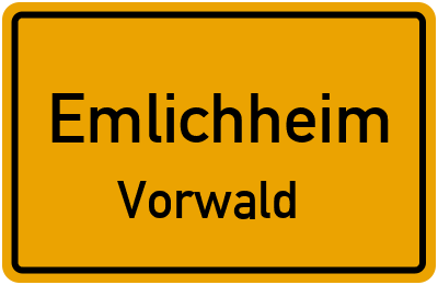 Straßenverzeichnis Emlichheim Vorwald
