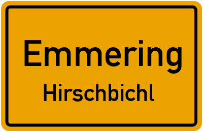 Straßenverzeichnis Emmering Hirschbichl