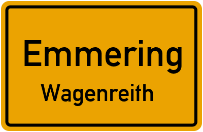 Straßenverzeichnis Emmering Wagenreith