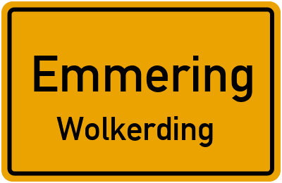 Straßenverzeichnis Emmering Wolkerding