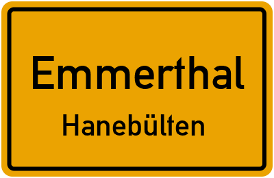 Straßenverzeichnis Emmerthal Hanebülten