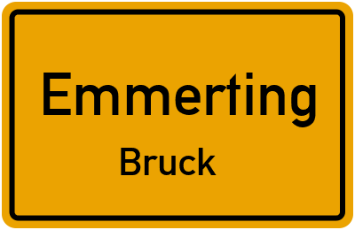 Straßenverzeichnis Emmerting Bruck