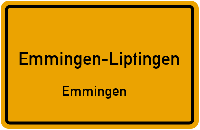 Straßenverzeichnis Emmingen-Liptingen Emmingen