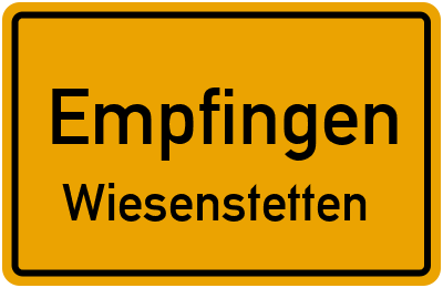 Straßenverzeichnis Empfingen Wiesenstetten
