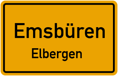 Straßenverzeichnis Emsbüren Elbergen
