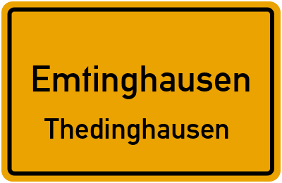 Straßenverzeichnis Emtinghausen Thedinghausen
