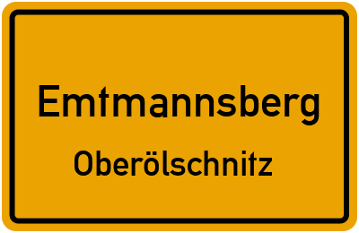 Straßenverzeichnis Emtmannsberg Oberölschnitz