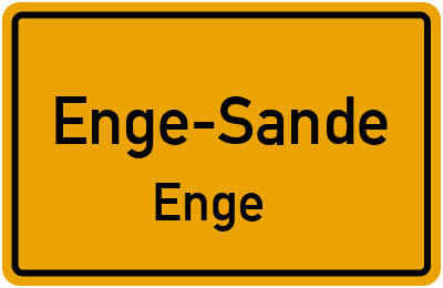 Straßenverzeichnis Enge-Sande Enge