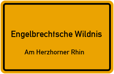 Straßenverzeichnis Engelbrechtsche Wildnis Am Herzhorner Rhin