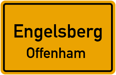 Straßenverzeichnis Engelsberg Offenham