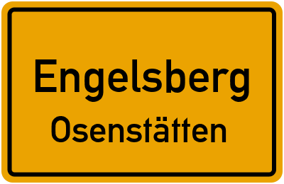 Straßenverzeichnis Engelsberg Osenstätten