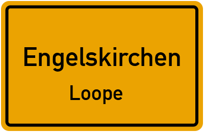 Straßenverzeichnis Engelskirchen Loope