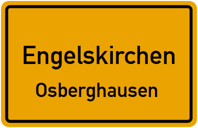 Straßenverzeichnis Engelskirchen Osberghausen