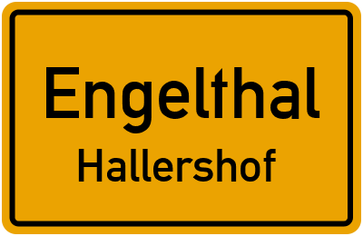 Straßenverzeichnis Engelthal Hallershof