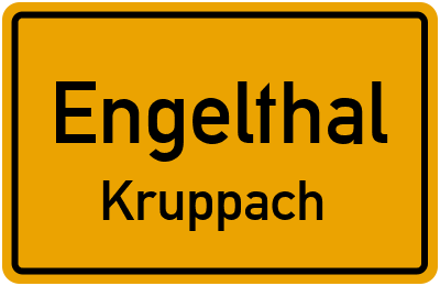 Straßenverzeichnis Engelthal Kruppach